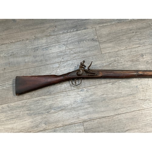 5315 - An 18th Century 51'' flintlock trade musket, the lock stamped London.   (C)