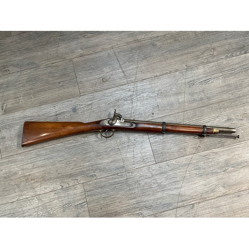 5336 - A Victorian two band percussion carbine, restored