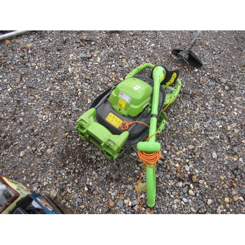 3349 - A hover mower and a strimmer.  DTI Failure: Please see information pages  (RE-OFFER WITH OTHERS)