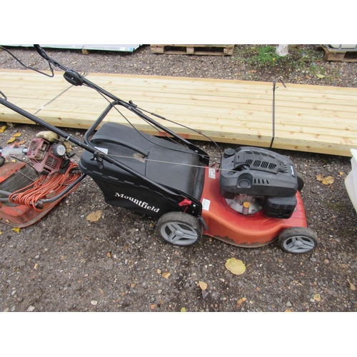 3425 - A Mountfield mower with collector