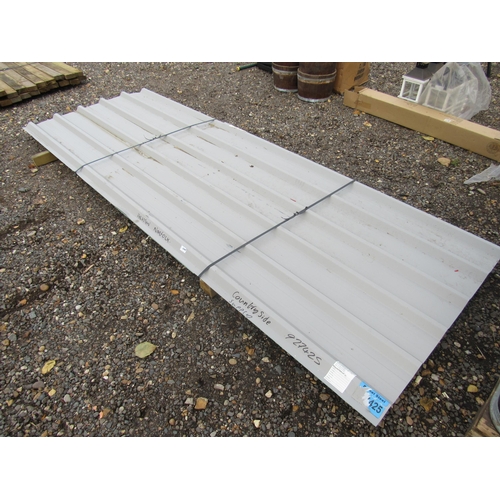 3449 - Seven box profile metre cover roof sheets