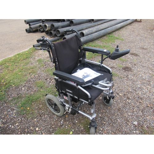 3474 - A Pride LX battery operated wheelchair with charger