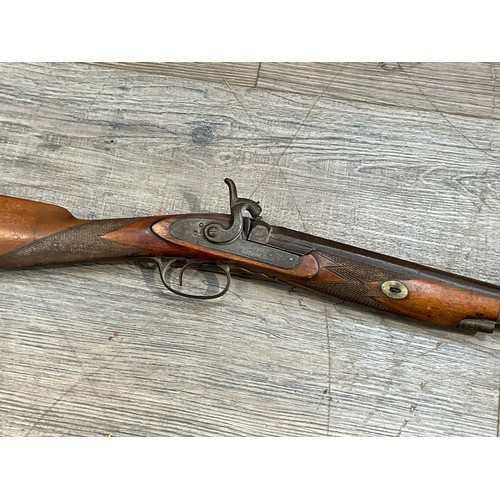 5343 - A 19th Century percussion single barrel shotgun   (C)