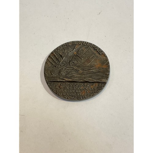 5367 - A WWI era Lusitania Medal.