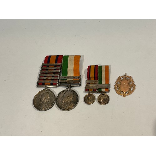 5380 - A Queen’s South Africa Medal (QSA) with six clasps consisting of Transvaal, South Africa 1901, Diamo... 