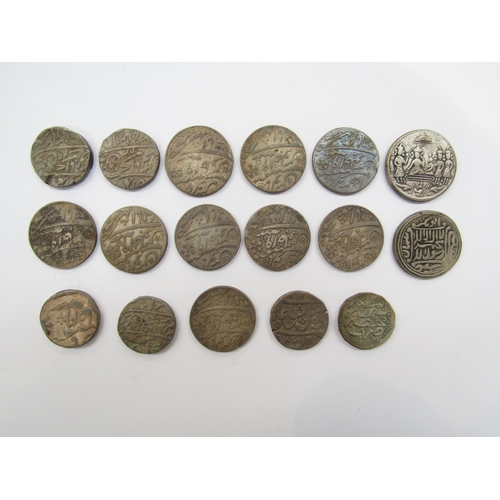 4316 - A collection of 19th Century and earlier Mughal/Bengal coins in silver and copper