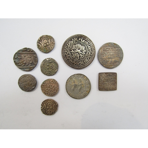 4316 - A collection of 19th Century and earlier Mughal/Bengal coins in silver and copper