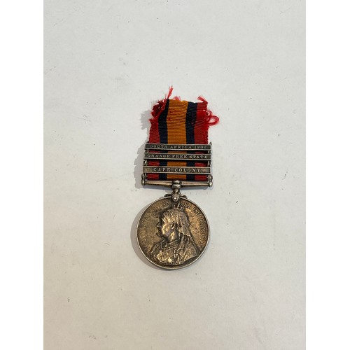 5385 - A Victorian Queen's South Africa Medal with Cape Colony, Orange Free State and South Africa 1902 cla... 