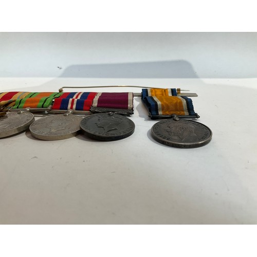 5392 - A set of five WWII and later medals consisting of 1939-45 and Africa stars, War Medal and Defence Me... 