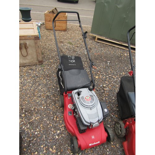 3489 - An Einhell lawn mower with collector