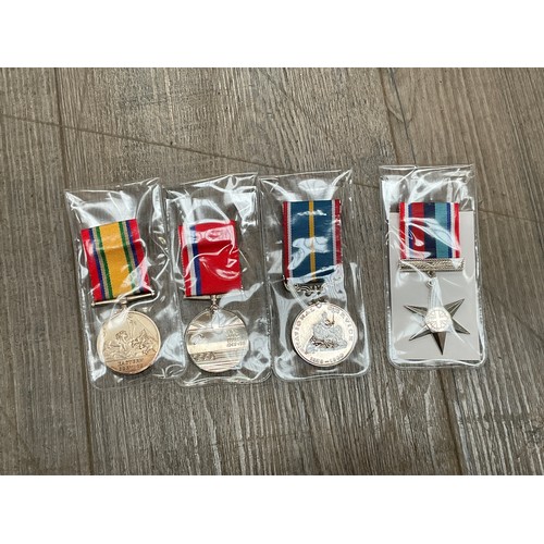 5462 - A post-war medal group including Cold War 1945-1991 medal named to 122840587 WO J.A. BERESFORD KRRC ... 