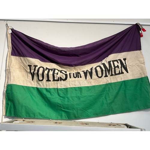 5473 - A reproduction Votes for Women Suffragettes flag