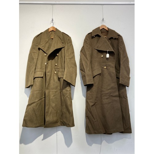 5489 - Two Elizabeth II British Army officer's great coats