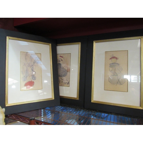 4354 - Five framed Picasso prints