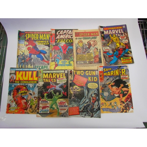 7038 - A collection of 1960's and 1970's Marvel Comics including Tales Of Suspense, Iron Man, The Incredibl... 