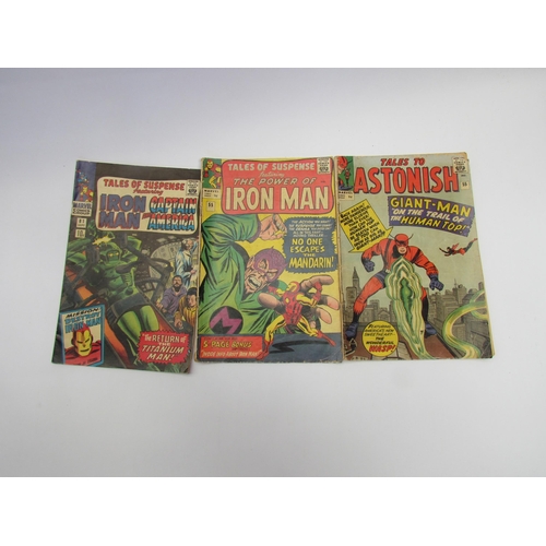 7038 - A collection of 1960's and 1970's Marvel Comics including Tales Of Suspense, Iron Man, The Incredibl... 