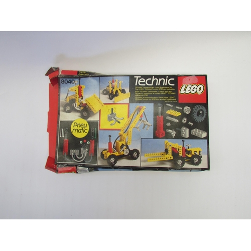 7079 - A Lego Technic set 8040 box and loose contents