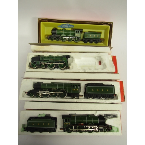 7416 - Three boxed Hornby 00 gauge locomotives and tenders to include R866AS LNER 4-6-0 B12, R053 LNER Clas... 