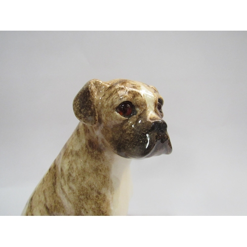 4249 - A Winstanley Boxer dog No.6, 27cm high