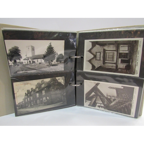 4272 - A small album containing early postcards 1903-1820's of villages, Scole, Gissing, Dickleburgh, Brock... 