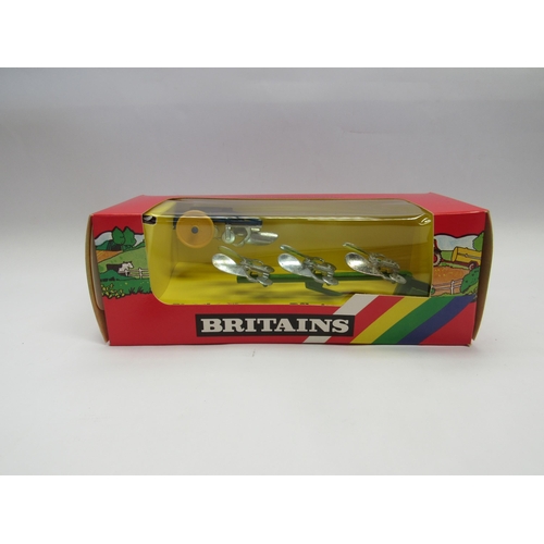 7224 - A Britains farm issue trade box 9546 Ploughs, containing six boxed units