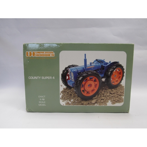 7241 - A boxed Universal Hobbies 1:16 scale diecast County Super 4 tractor