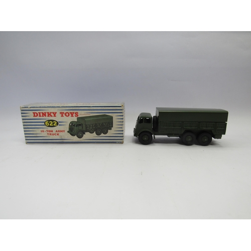 7255 - Two boxed Dinky Toys diecast military vehicles to include 622 10 Ton Army Truck and 651 Centurion Ta... 