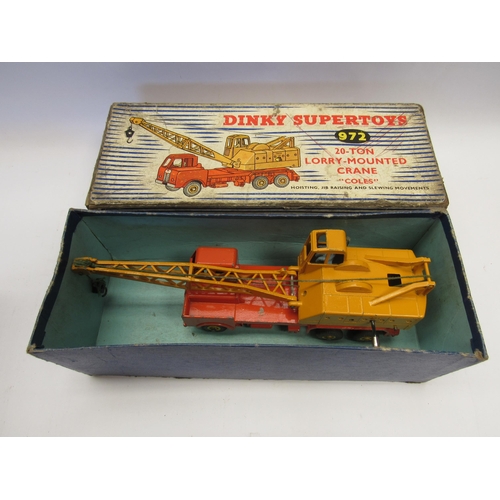 7262 - Four boxed Dinky Toys diecast commercial vehicles to include 964 Elevator Loader, 972 20-Ton Lorry M... 