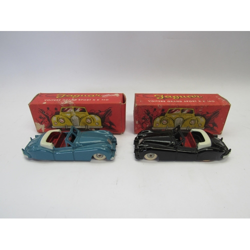 7273 - Two boxed Quiralu Jaguar Voiture Grand Sport XK140 diecast cars (2, boxes worn)