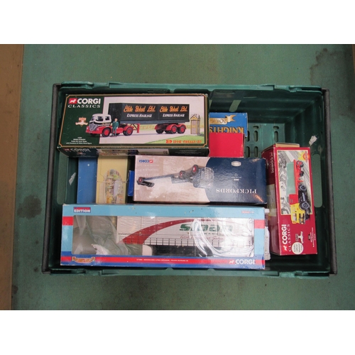 7288 - A collection of Corgi and other diecast haulage vehicles, mostly boxed, some missing cabs