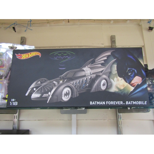 7005 - A boxed Hot Wheels 1:18 scale Batman Forever Batmobile