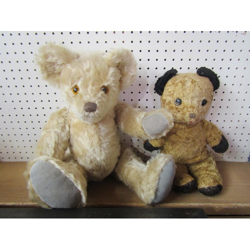 7164 - A Big Softies jointed teddy bear and another (2)