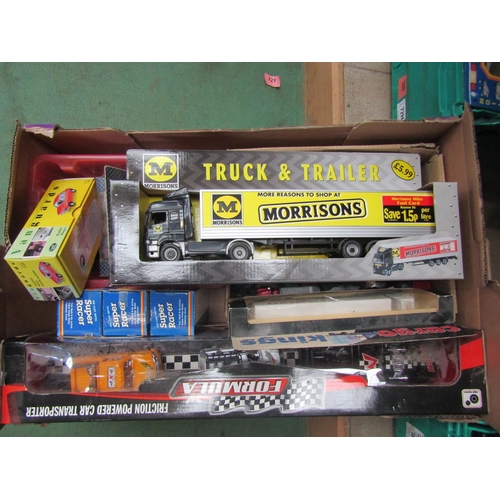 7295 - Assorted boxed and loose diecast vehicles including Vanguards Austin Allegro, Super Racers etc and t... 