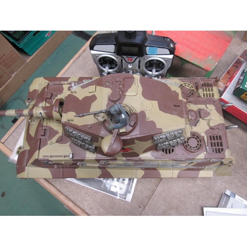 7204 - A Tamiya 1:16 scale radio control King Tiger tank with Planet T5 remote control system