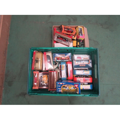 7296 - A collection of assorted boxed and loose Matchbox diecast cars including World Sports, World Class, ... 