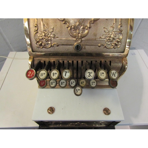 1010 - NCR National Cash Register 'candy store' model 314, serial No. 19026565 (made in 1921). Polished bra... 