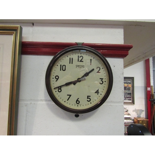 1029 - A Smiths 8 day electric dial clock