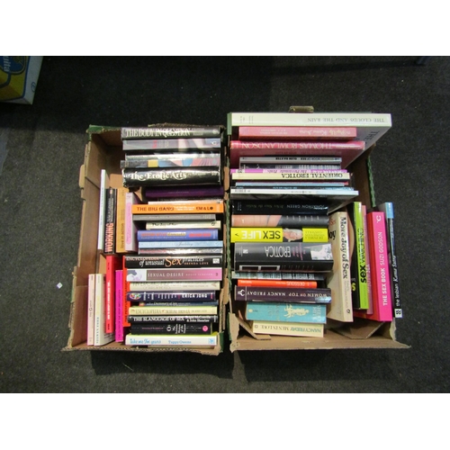 1231 - Two boxes of erotica and sex related books, including 