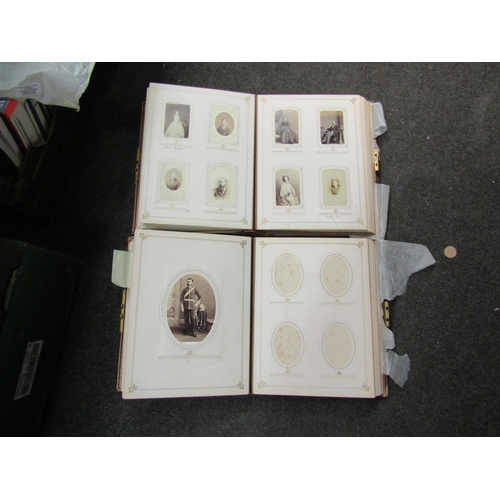 1237 - Two 19th Century cartes-de-visite albums including Queen Victoria, Prince Albert, King Edward and Qu... 