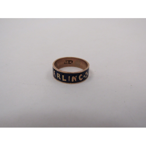 1336 - An enamelled childs ring 