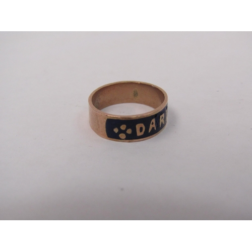 1336 - An enamelled childs ring 