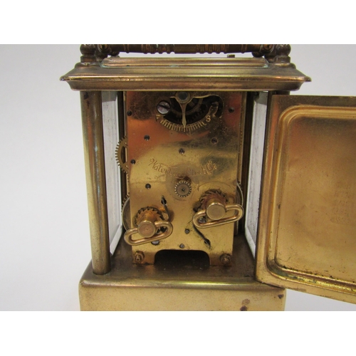 1340 - Waterbury (USA) miniature carriage clock ca. 1900, 4