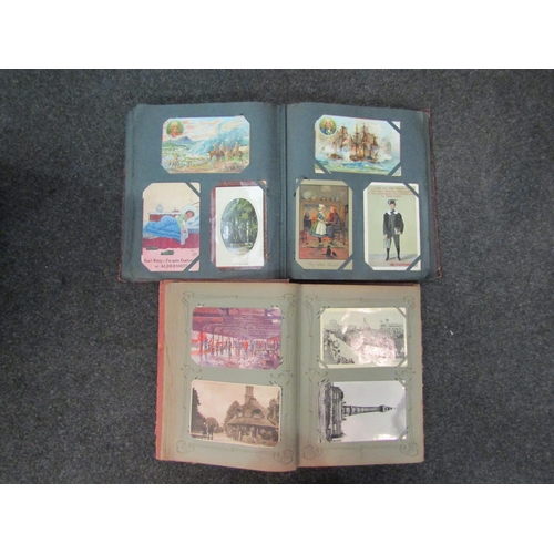 1399 - Four postcard albums containing over 400 early 20th Century cards and later, topographical UK, Norfo... 