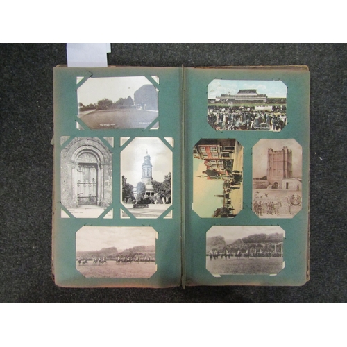 1399 - Four postcard albums containing over 400 early 20th Century cards and later, topographical UK, Norfo... 