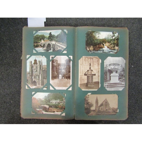 1399 - Four postcard albums containing over 400 early 20th Century cards and later, topographical UK, Norfo... 