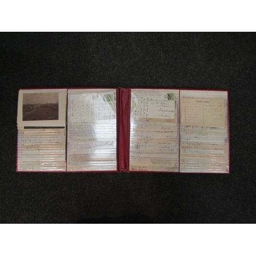 1399 - Four postcard albums containing over 400 early 20th Century cards and later, topographical UK, Norfo... 