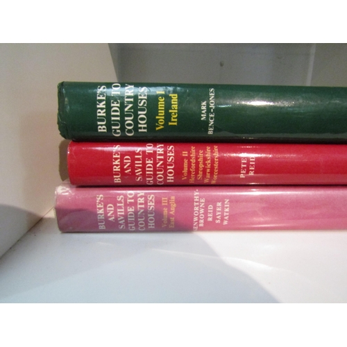 1408 - Burke's Guide to Country Houses, 3 volumes, comprising Vol. 1 Ireland; Vol. 2 Herefordshire, Shropsh... 