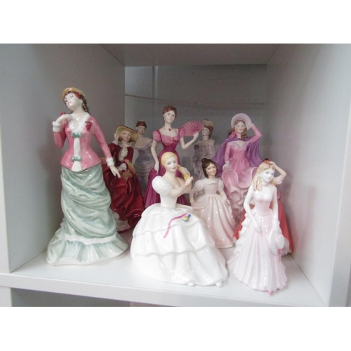 1423 - A group of lady figures, Doulton etc (10)