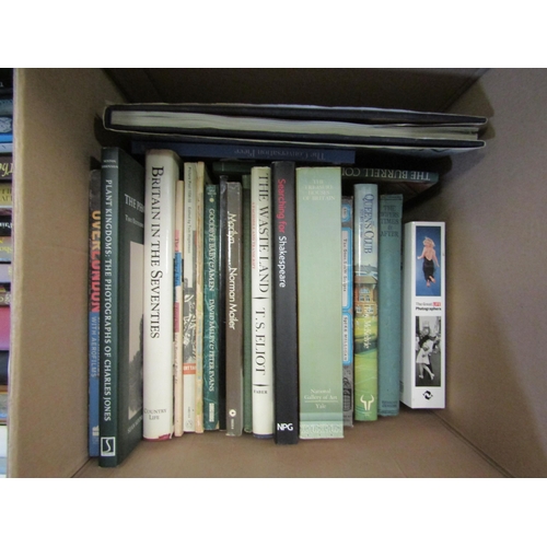 1224 - Two boxes of mainly art, architecture, photography and design books etc., including Charles Jones, H... 