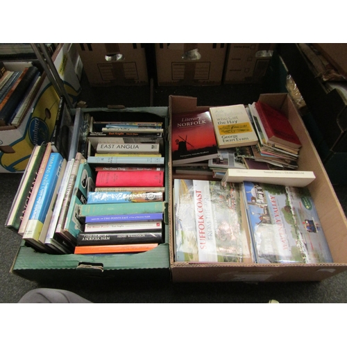 1227 - Two boxes of Norfolk and Suffolk related books